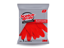 3M Guante de Limpieza Satinado Scotch-Brite Profesional Rojo G8-8 1/2 Rojo Grande ME400000589