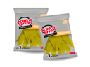 3M Guante de Limpieza Satinado Scotch-Brite Profesional M 7-7 1/2 Amarillo Mediano ME400000555