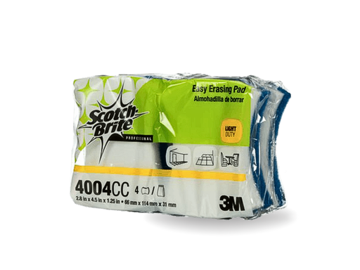 3M Fibra Esponja Borra Fácil Scotch-Brite Profesional 4004CC, 7 cm x 11.43 cm x 3 cm 70071657954