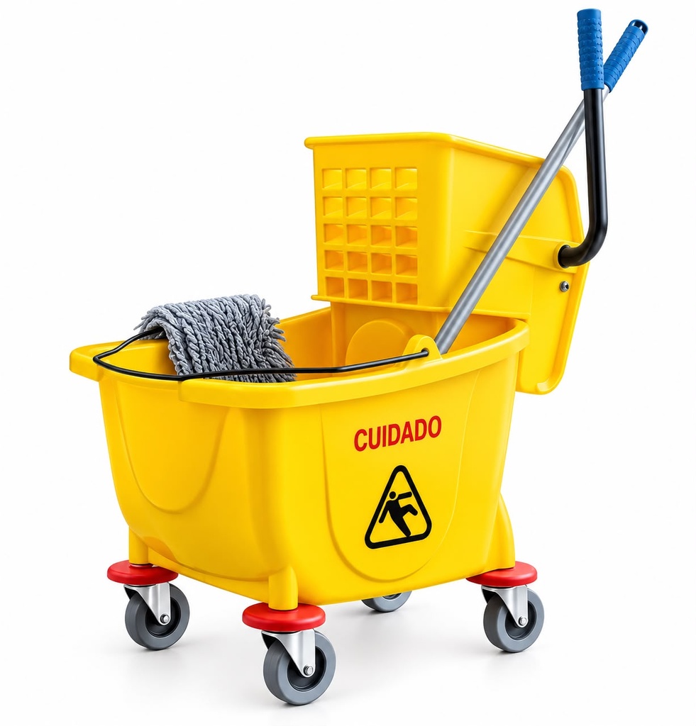 Cubeta Exprimidor Amarilla 32L Color Amarillo 8213AM