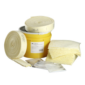 3M Kit Absorbente Quimicos C-Skfl31 Kit De Derrames Absorbente Y Plegados Tambor De 20 Gal 70070611804