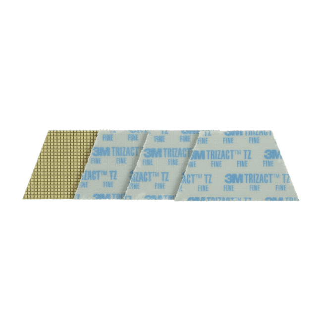 3M Discos Trizact Diamante TZ,  Azul 5" Caja C /4 Pz 70071660768