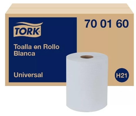 TORK Universal Toalla en Rollo 180 mts /1hj 20 / Bco 732951