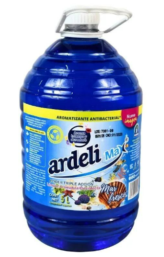 Arodeli Aromatizante Líquido Aroma Frescura Mar. Garrafón. 5lt.ADFM5