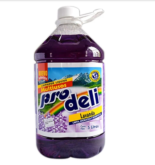 Arodeli Aromatizante Líquido Aroma Lavanda. Garrafón. Pet 5lt ADLA5
