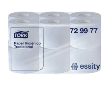 TORK  Higiénico Tradicional Universal Rollo 250 hjs Blanco 729977