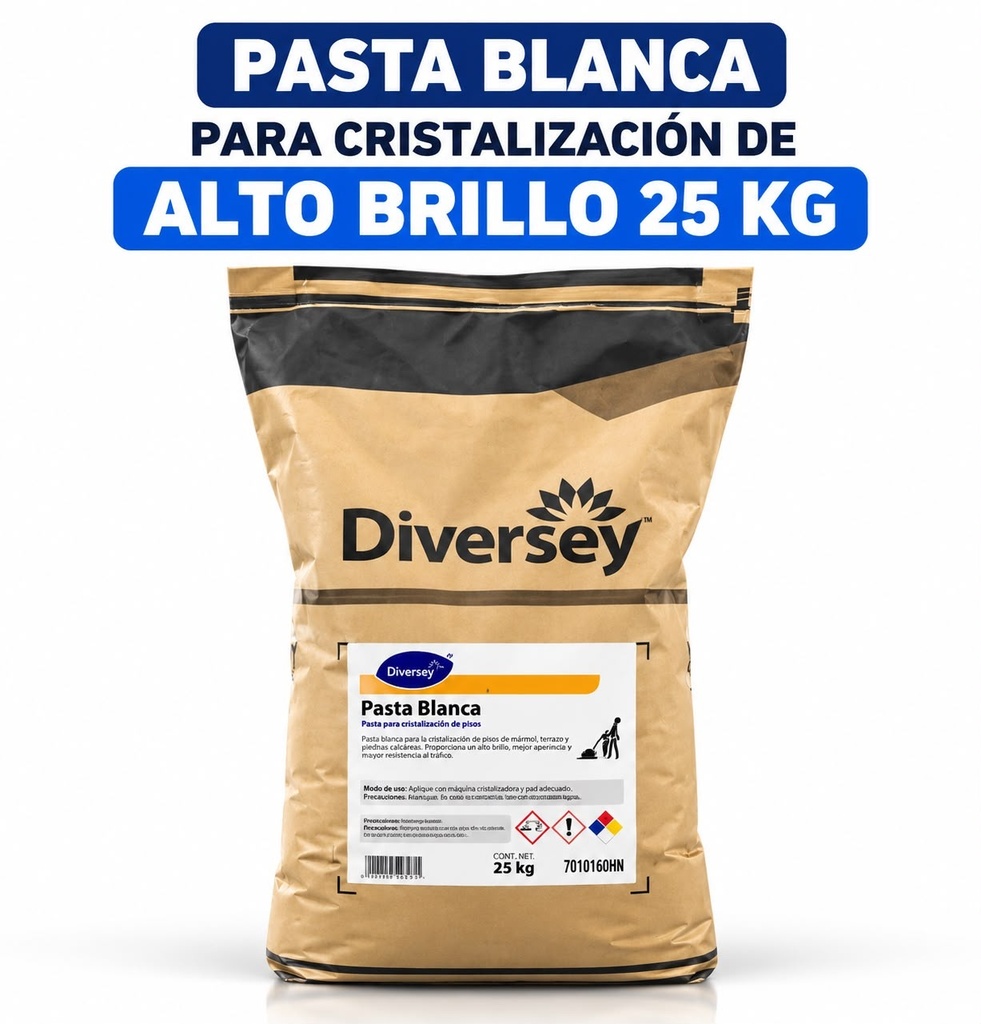 Pasta para cristalización de pisos de alto brillo 25K