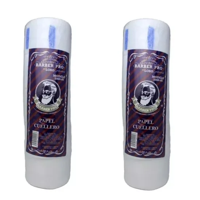 Barber Pro Lobo Papel De Cuello Para Peluquería  Rollo 100 Pz  2
