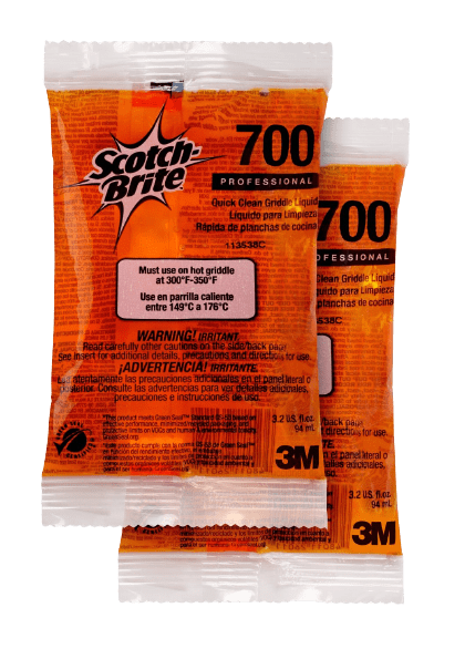 3M Scotch Brite Profesional  Quick Clean para limpieza de planchas de cocina  40 Bolsitas De 94Ml 70007000378