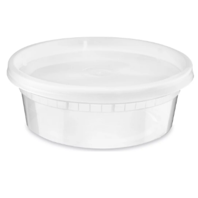 Contenedores Para Deli De Uso Pesado 8oz Medidas 4 1/2 X 1 3/4" Con 240 Pzs S-22768
