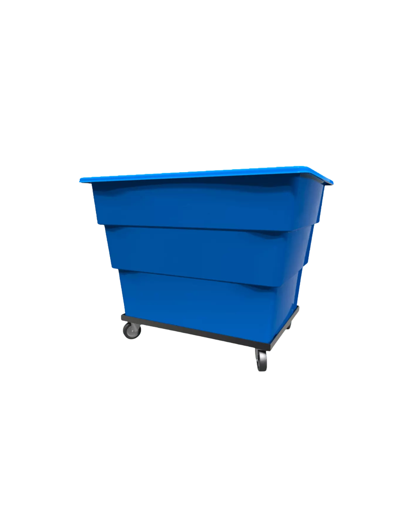 Carrito de servicio Lavandería 900L con ruedas marca Contenur azul