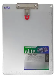[PAPSAB000216] Tabla Apoyo Aluminio T/Carta I-Clip Color Aluminio 2311AL