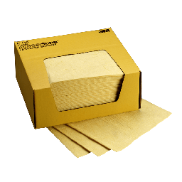 [SEG3M0000020] 3M Paño Absorbente para Químicos  C-PD914DD, Alta Capacidad, 22.8 cm x 35.5 cm 70070408235