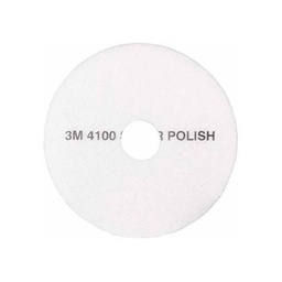 [JAR3M0000032] 3M Disco para Pisos  Scotch-Brite 4100 Blanco De 14" 61500045085