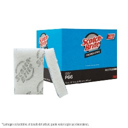 [JAR3M0000081] 3M Scotch-Brite Profesional  Fibra P66 Blanca 9X14Cm MN900005278