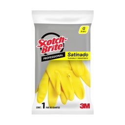 [JAR3M0000090] 3M Guante de Limpieza Satinado Scotch-Brite Profesional  G 8-8 1/2 Amarillo Grande ME400000597