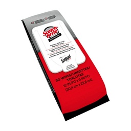 [JAR3M0000110] 3M Scotch Brite  Profesional / Scotchgard Toallas Desengrasante de cocina  Med.30.4cm x 22.8cm Paquete Con 30 Pz 75040056345