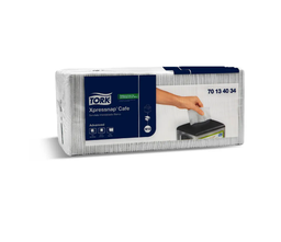 [SERTORK00001] TORK Xpressnap Café Napkin Universal Paquete 500 hjs /1hj 21.6 x 21.6 / Bco 701340