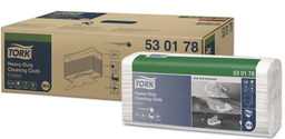 [JARTORK00005] TORK Heavy-Duty Cleaning Cloth Paquete 100 hjs /1hj 42.8 x 35.5 / Blanco 530178