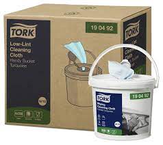 [JARTORK00006] TORK Low-Lint Cleaning Handy Bucket Cubeta 200 hjs /1hj 30 / Azul 190492
