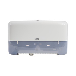 [DESTORK00004] TORK Despachador de papel Higiénico en Bobina Mini Twin Blanco 555520