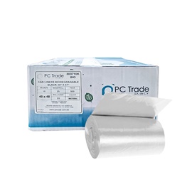 [MATSIMAS0001] Bolsa Rollo 40x48" Cal 12 C/25 Natural 404812N-BIO