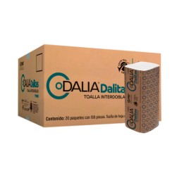 [TOADAL000002] Dalitas Toalla Interdoblada Paquete C/100 Pzs TI19800