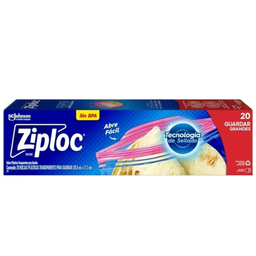 [MATZIP000002] Ziploc Bolsa Grande C/20 Piezas (26.8 cm x 27.3 cm)