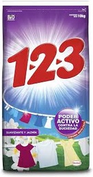 [QUIHENKE0001] 123 Detergente Aroma Jazmin 10 Kilos
