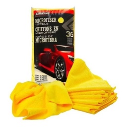 [JARCARPE0010] Franela Carpe Amarilla Ribeteada 50x50 cm Paq/36