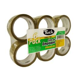 [PAPTUCK00001] Tuck Cinta De Empaque Canela Premium 50 m C/6 pz 51121