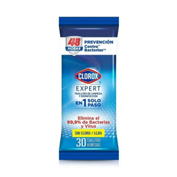 [QUICLORO0004] Clorox Toallitas Desinfectantes Flowpack 12/30 pzs
