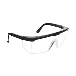 [SEGDERMA0004] Dermacare Lente De Seguridad Armazon Negro Mica Clara Mod. AL026
