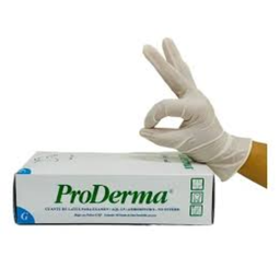 [SEGUNISE0009] Uniseal Guante Proderma Examen Latex Blanco Grande 004-8