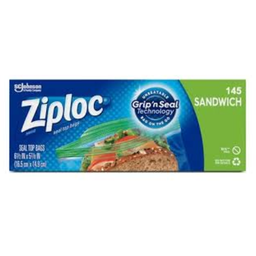 [MATZIP00003] Ziploc Bolsa Reutilizable Sandwich C/145 Piezas (16.5 x 14.9 cm) BZIP145